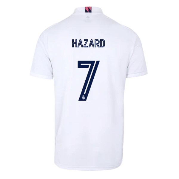 Camiseta Real Madrid 1ª Kit NO.7 Hazard 2020 2021 Blanco